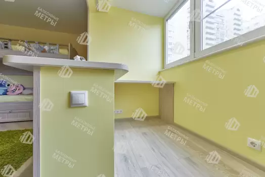 Совмещение балкона с комнатой и утепление